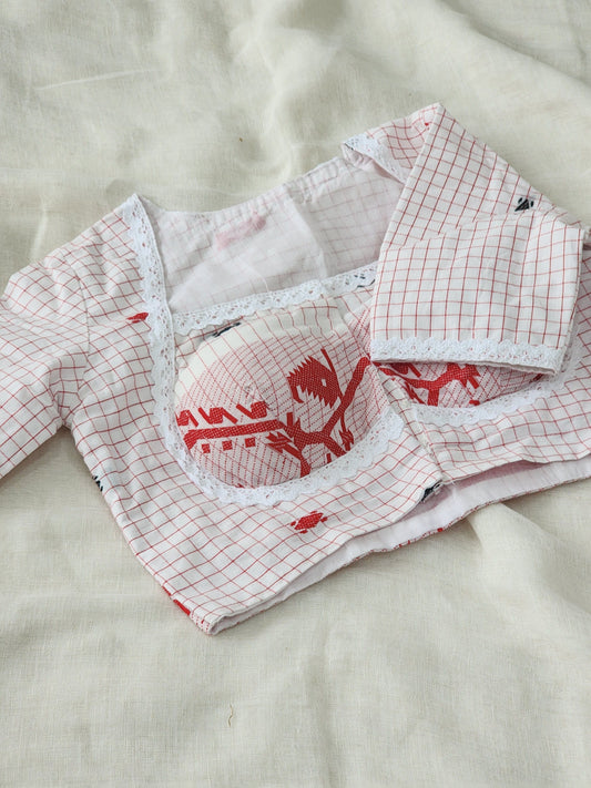 White cotton blouse