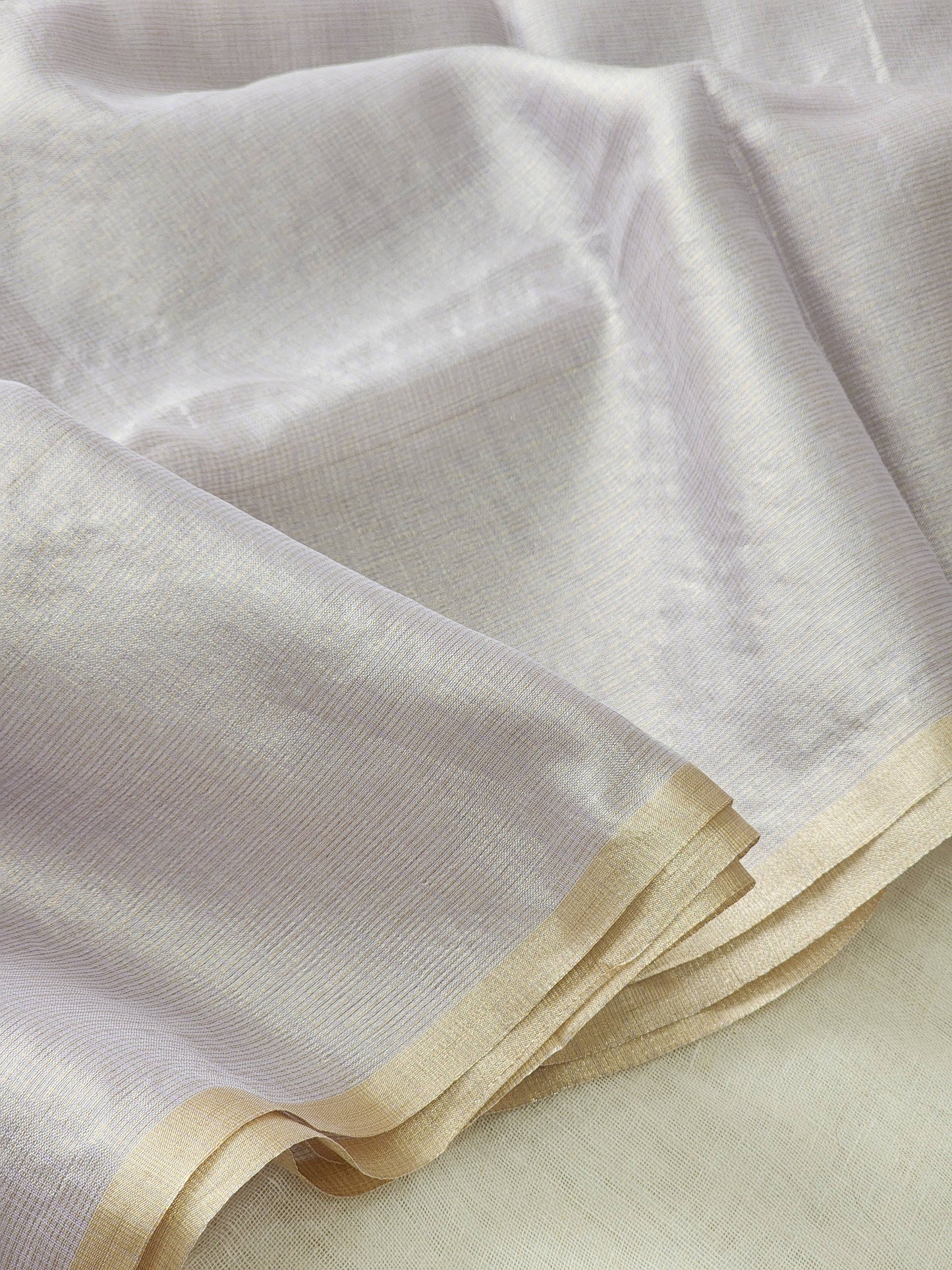Light purple kota cotton saree