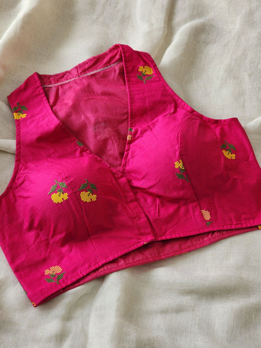 Pink Cotton Blouse