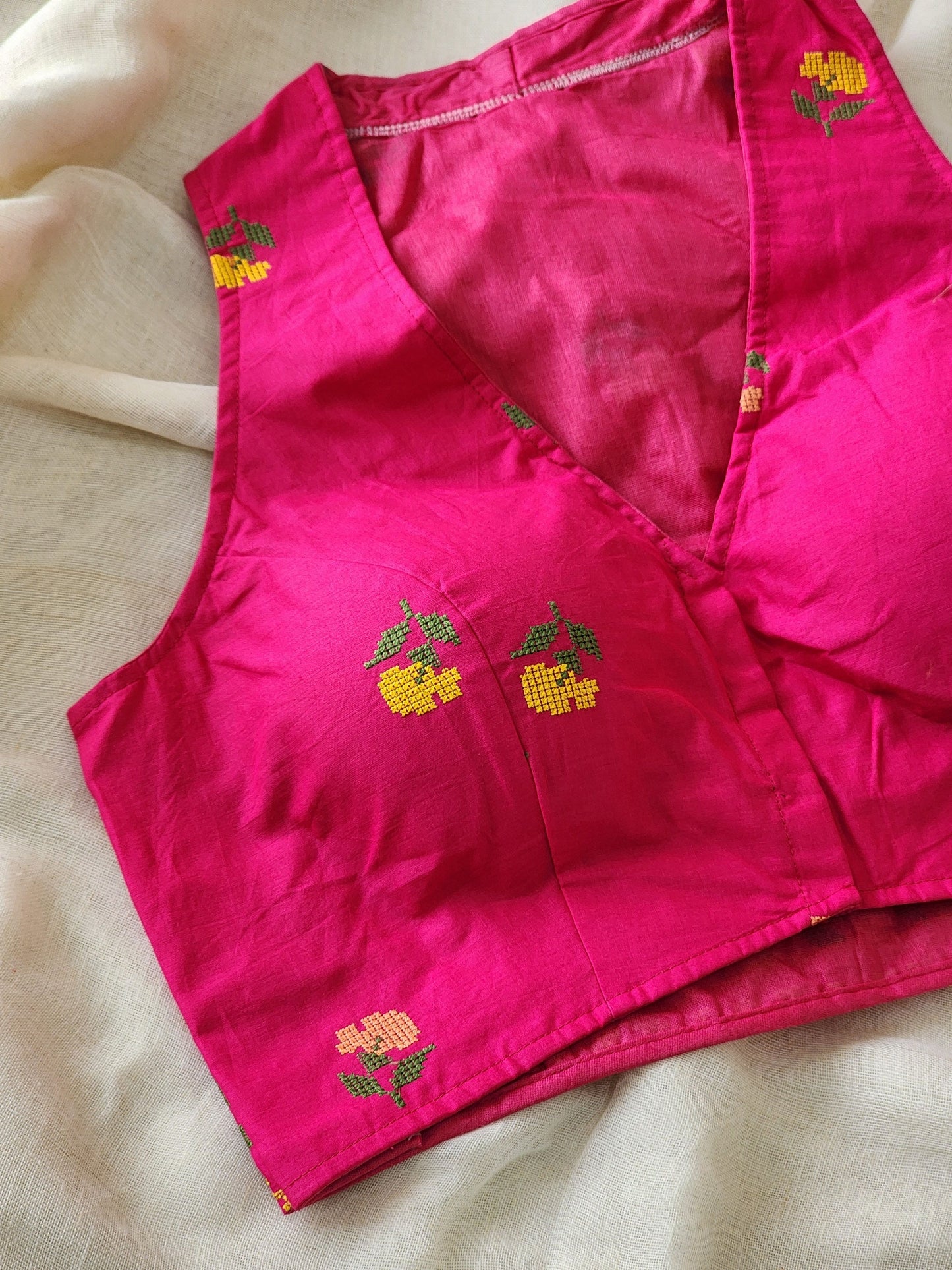 Pink Cotton Blouse
