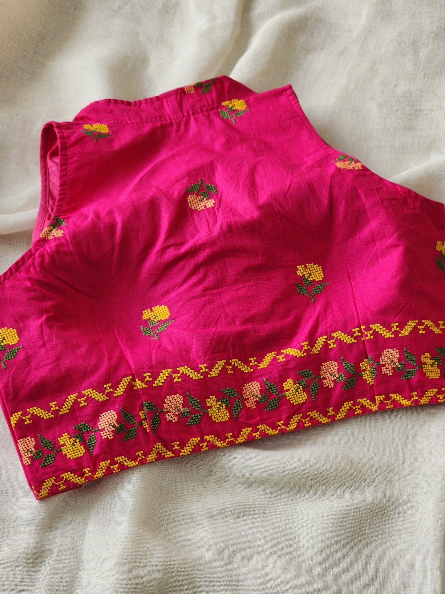 Pink Cotton Blouse
