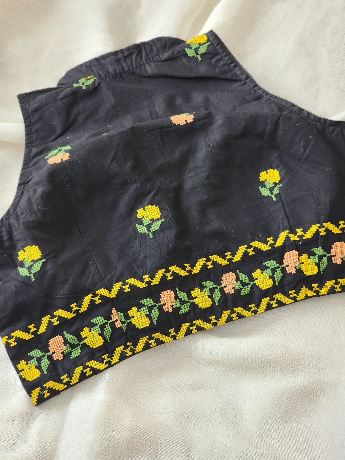 Black Cotton Blouse