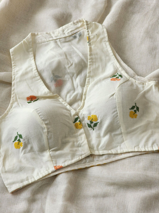 White Cotton Blouse