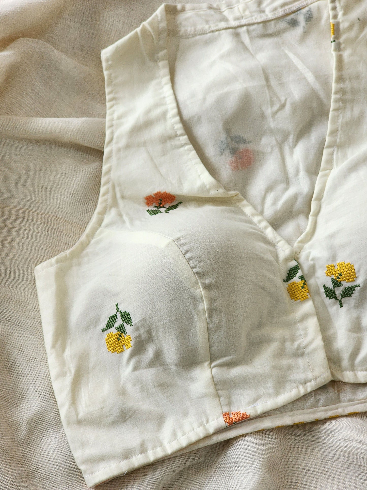 White Cotton Blouse