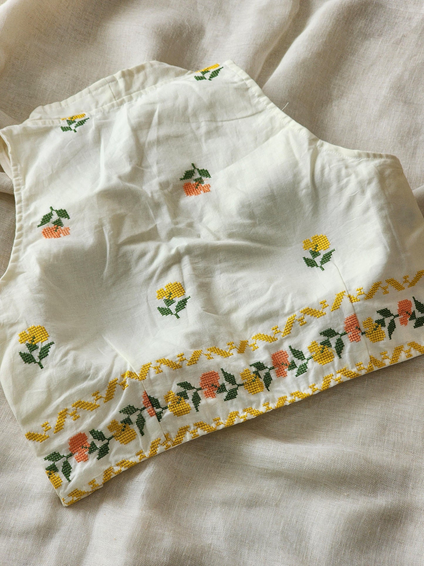White Cotton Blouse
