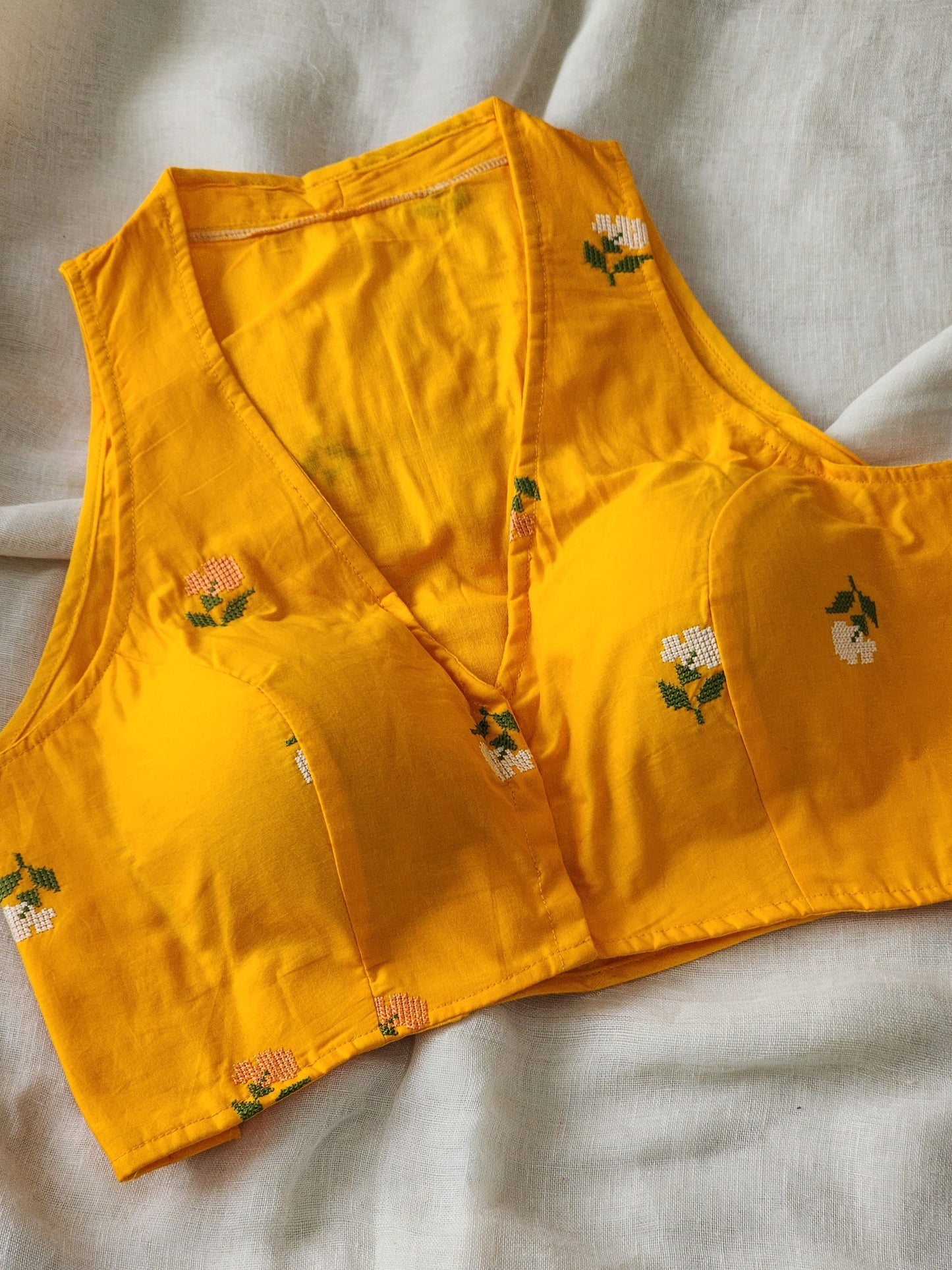 Yellow Cotton Blouse