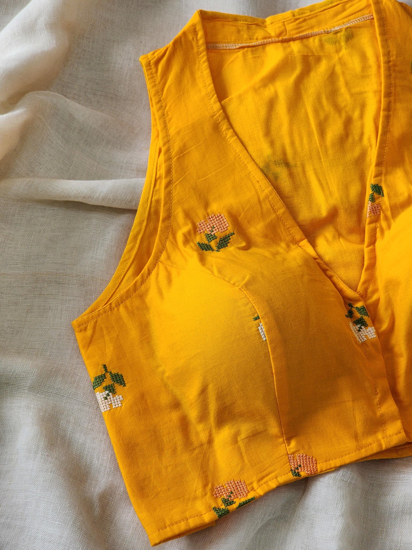 Yellow Cotton Blouse