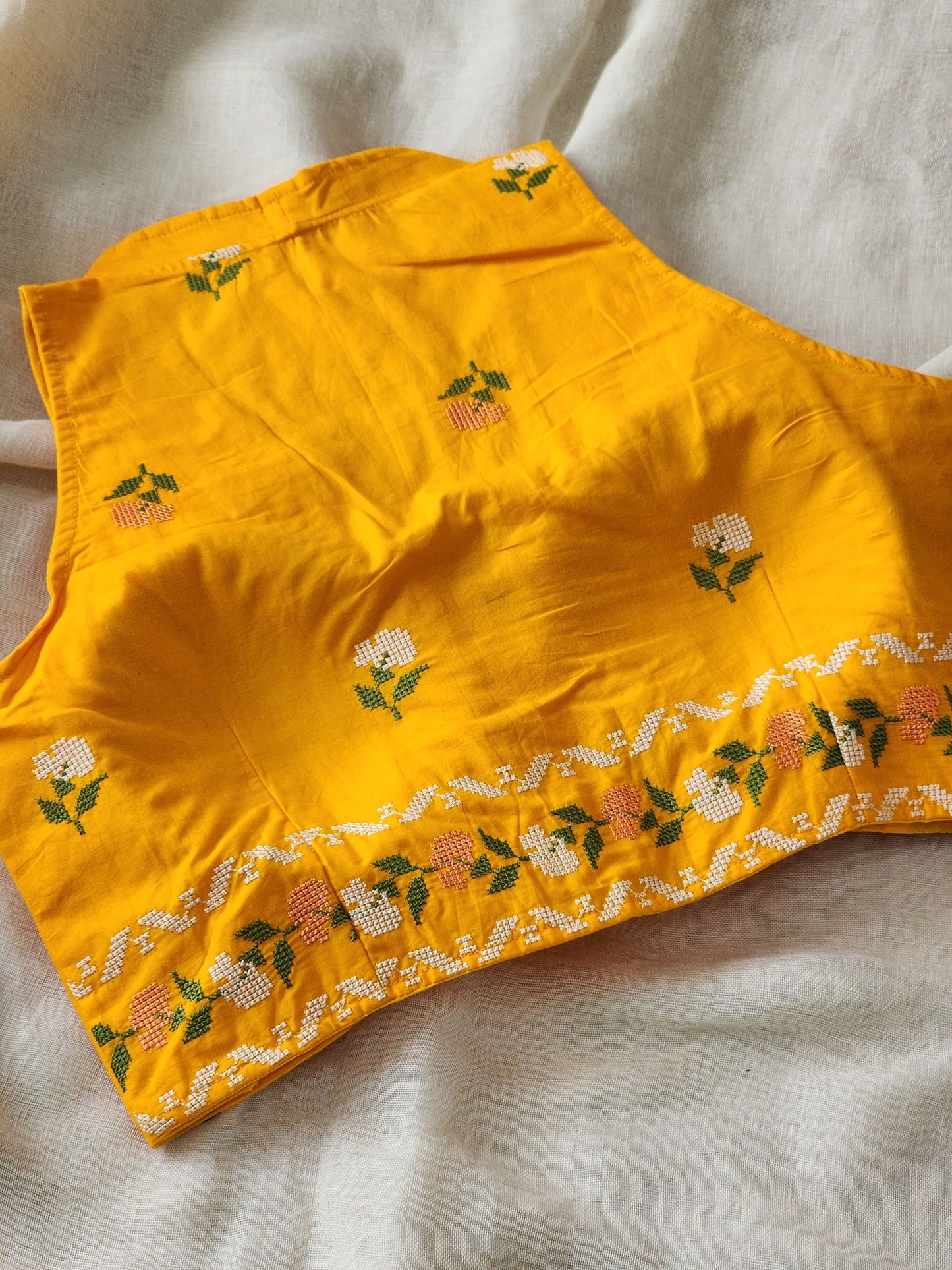 Yellow Cotton Blouse