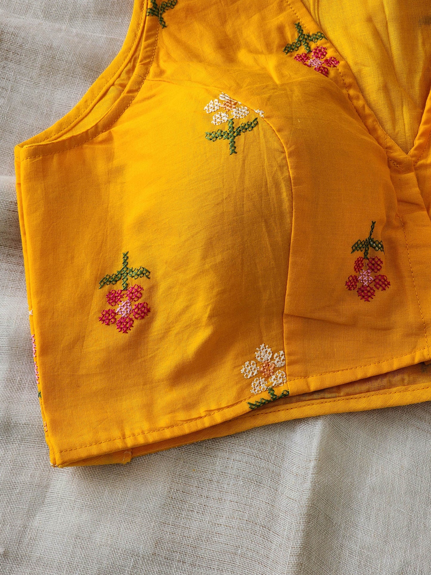Yellow Cotton Blouse