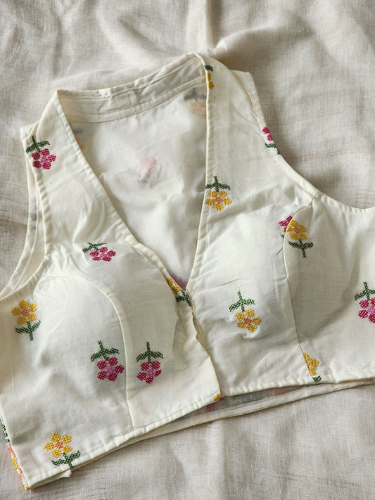 White Cotton Blouse
