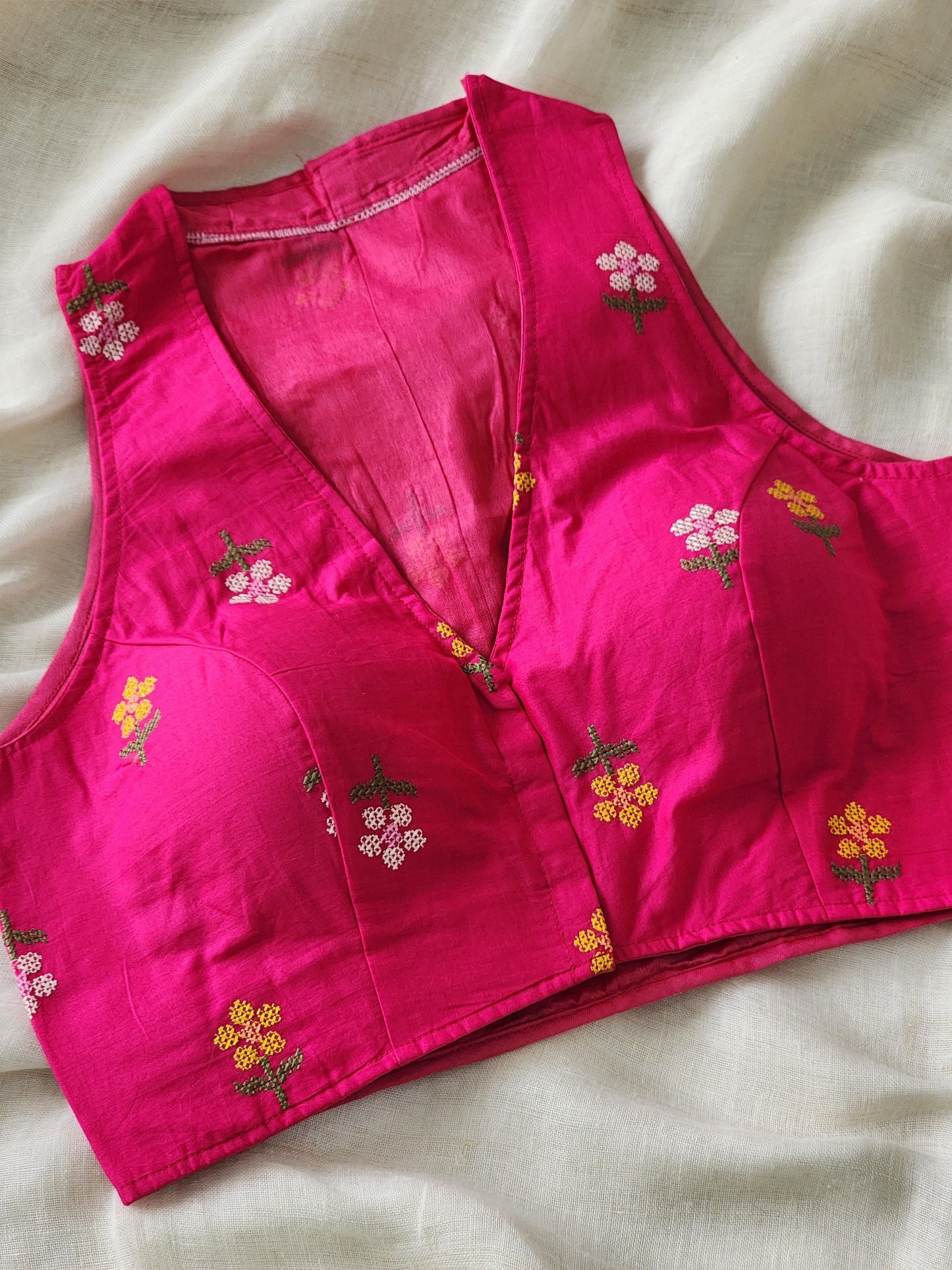 Pink Cotton Blouse