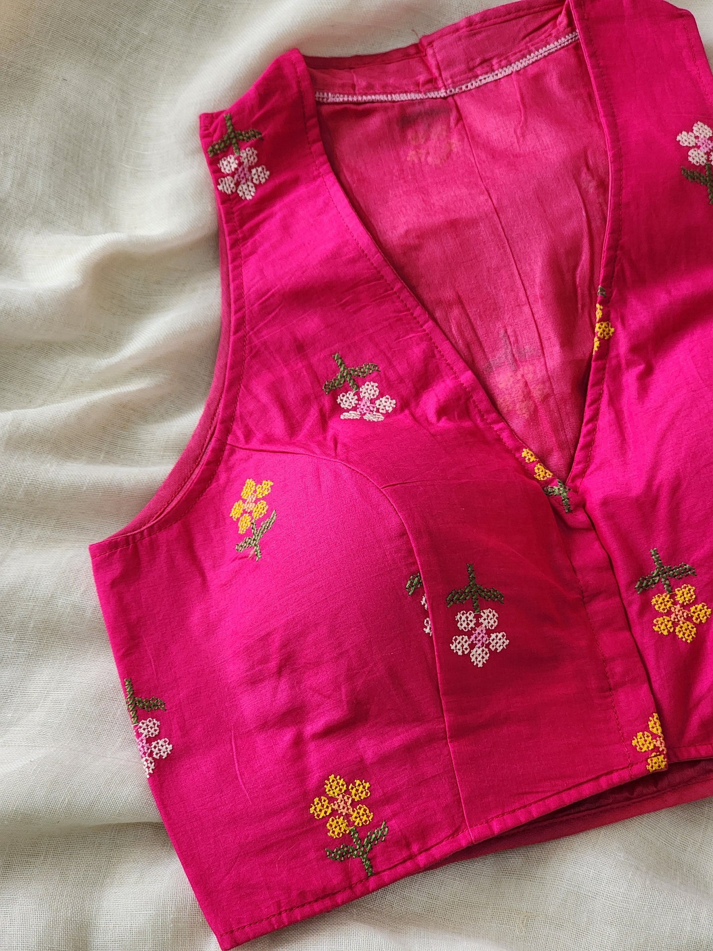 Pink Cotton Blouse