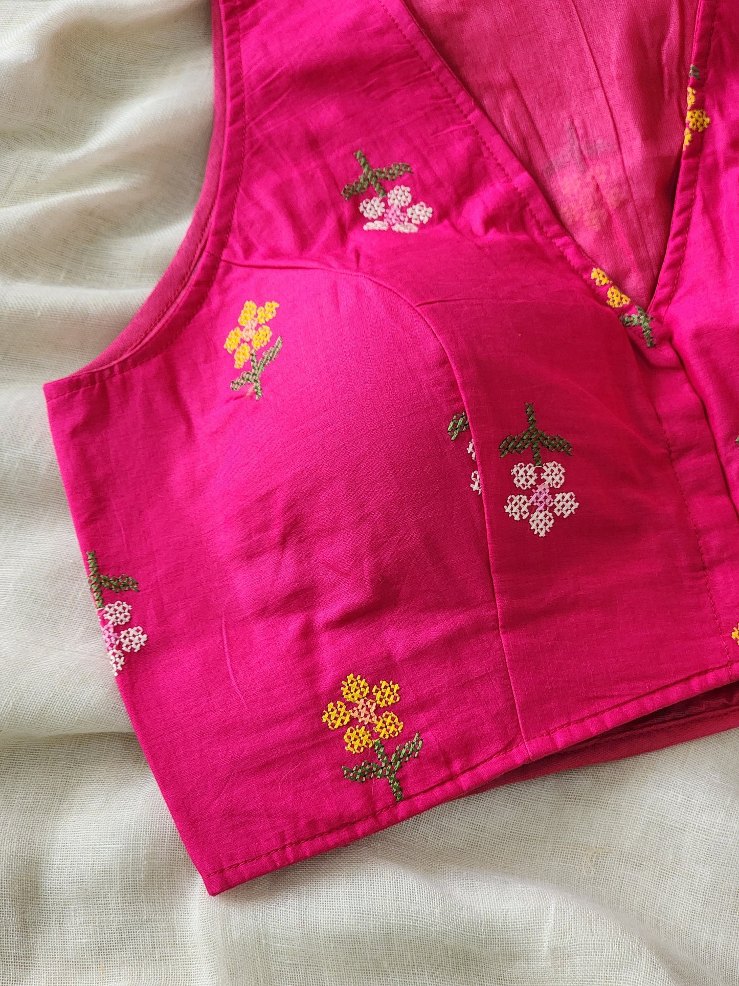 Pink Cotton Blouse