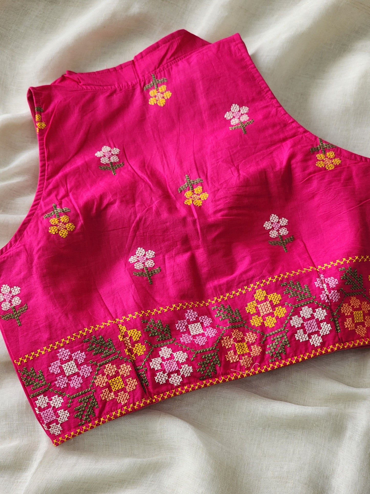 Pink Cotton Blouse