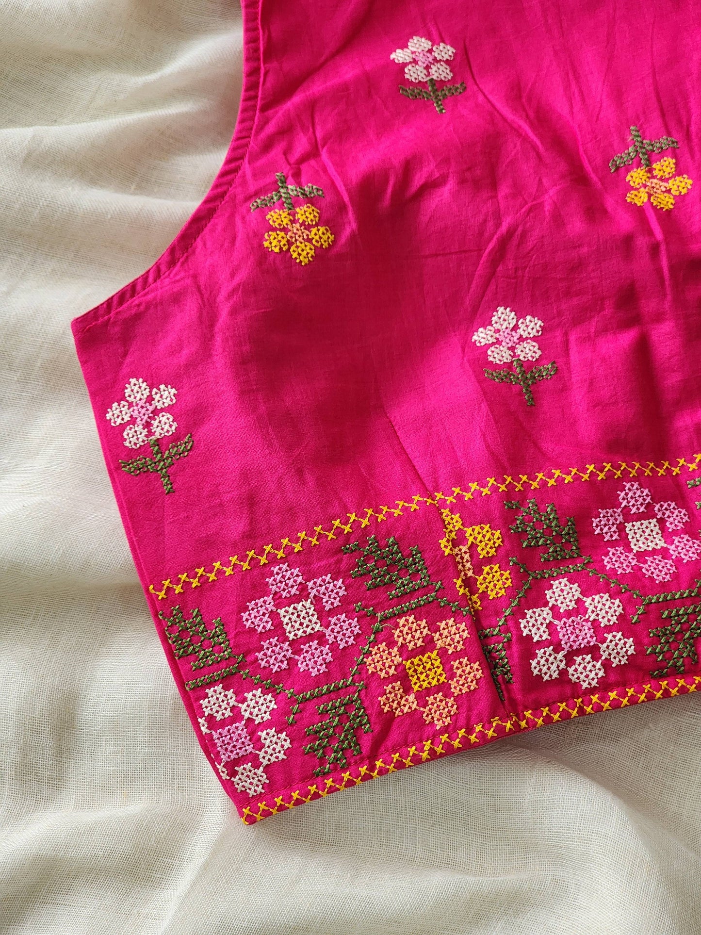 Pink Cotton Blouse