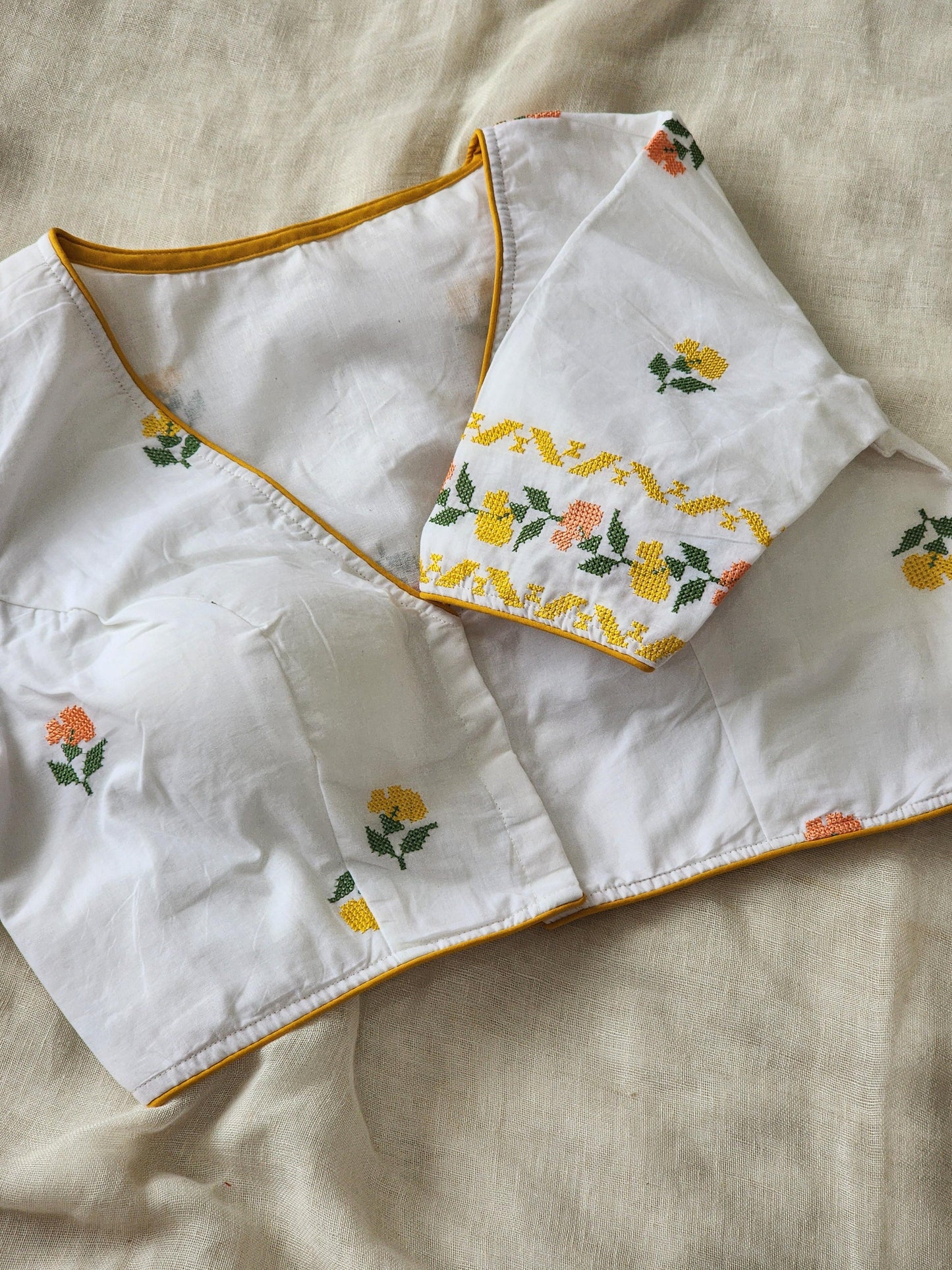 White Cotton Blouse