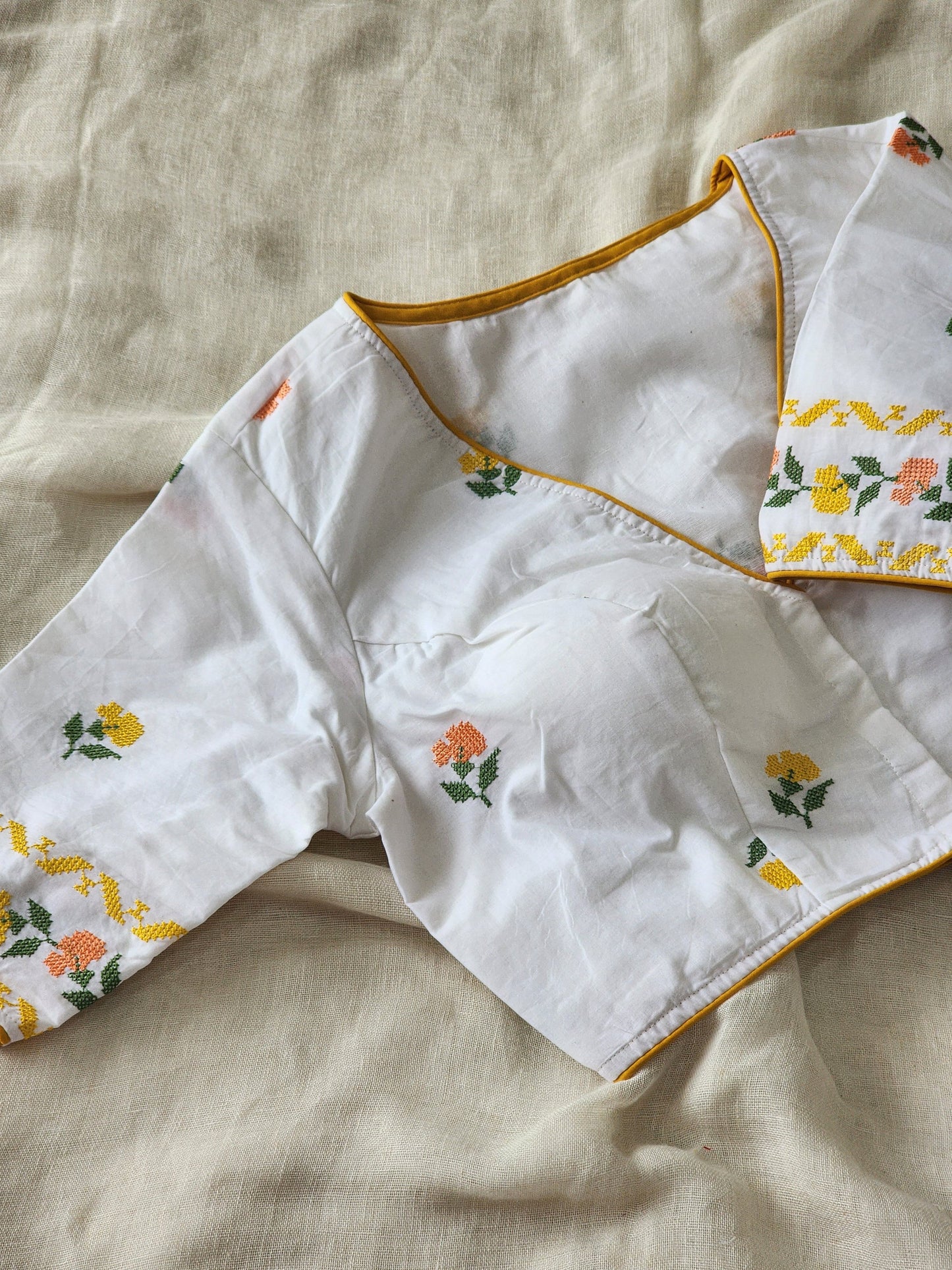 White Cotton Blouse