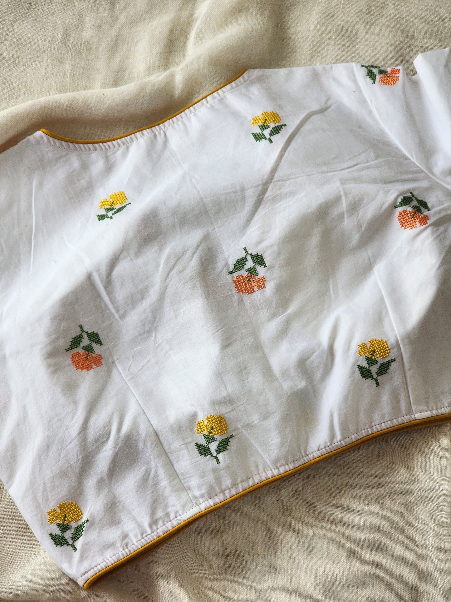 White Cotton Blouse