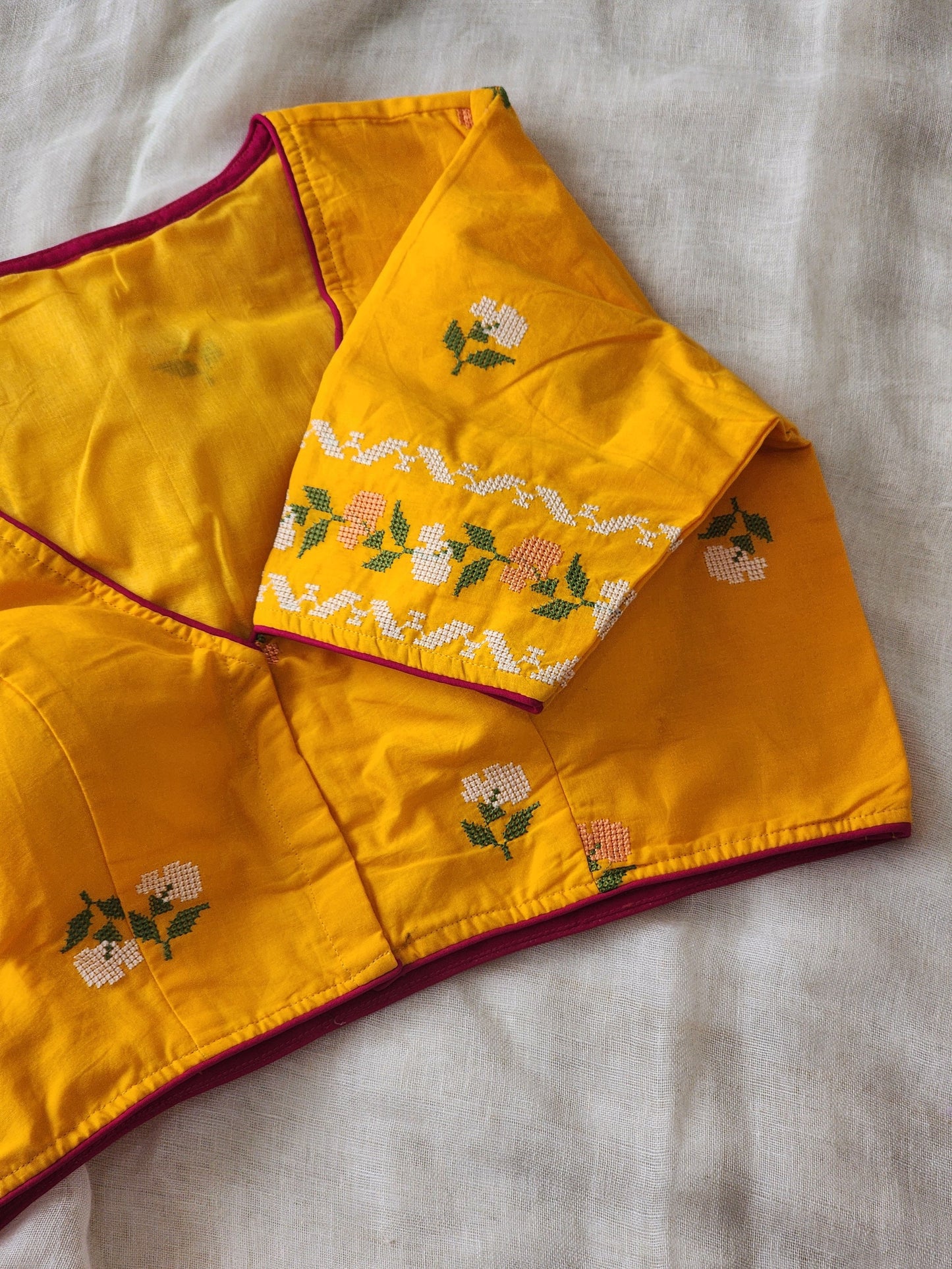 Yellow Cotton Blouse
