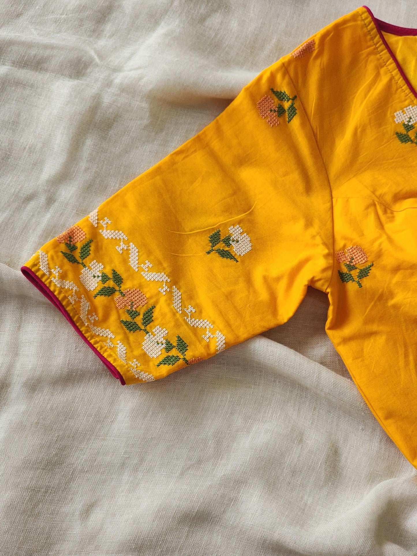 Yellow Cotton Blouse