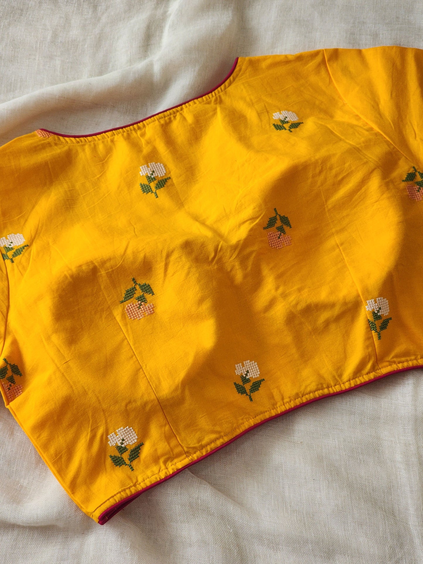Yellow Cotton Blouse