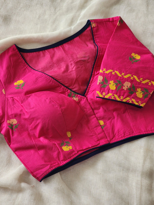 Pink Cotton Blouse