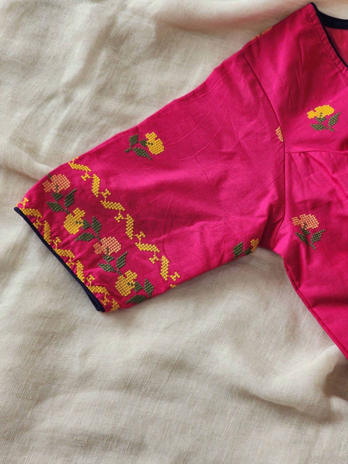 Pink Cotton Blouse