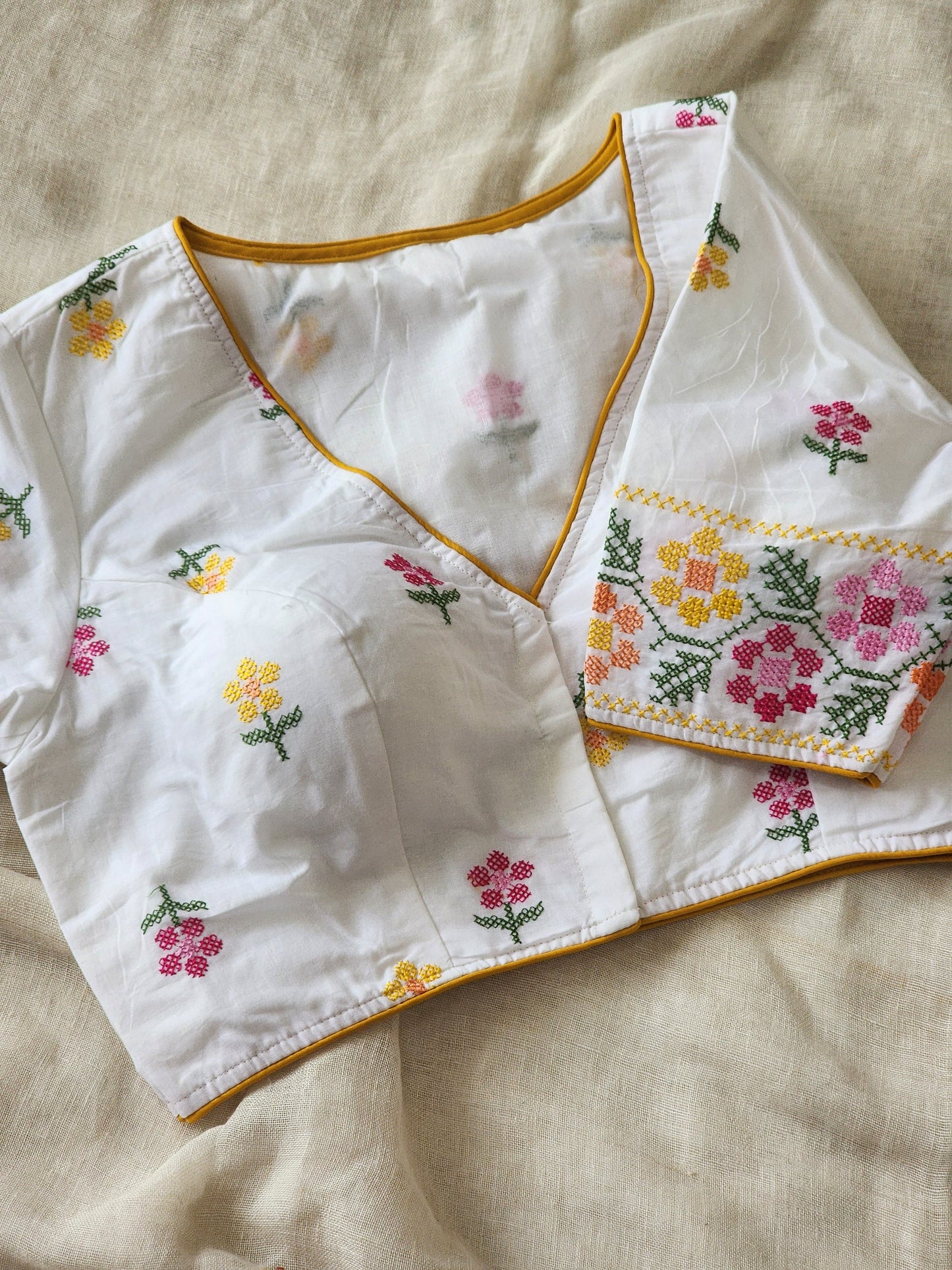 White Cotton Blouse