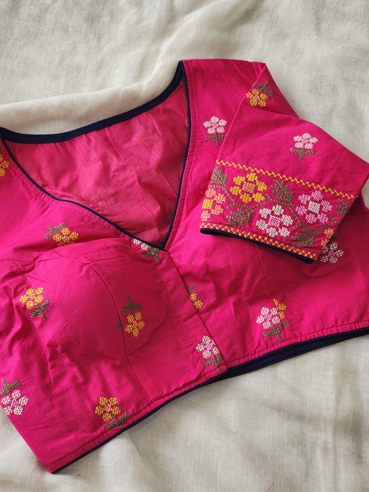 Pink Cotton Blouse