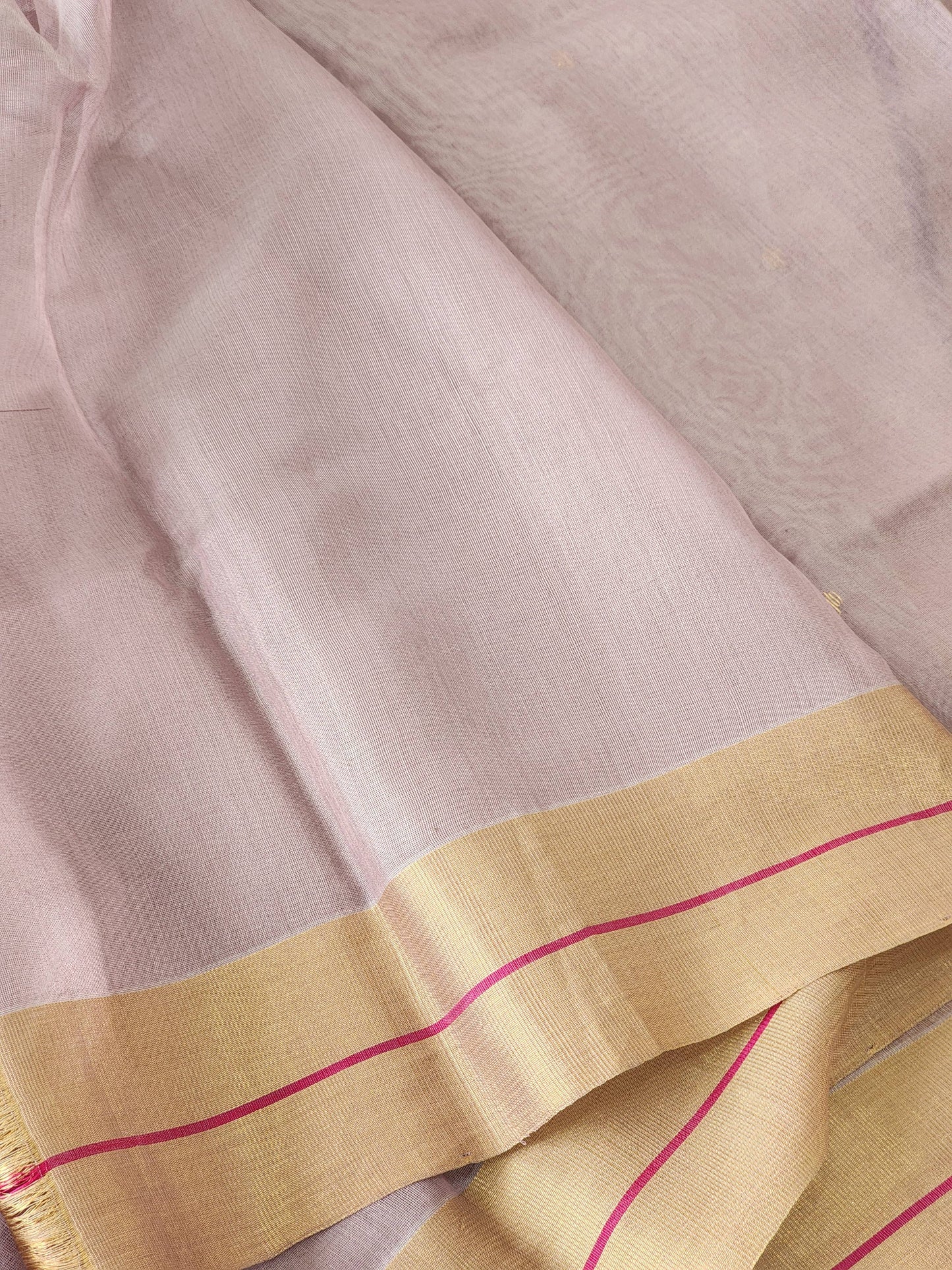 Mauve Silk Cotton Saree