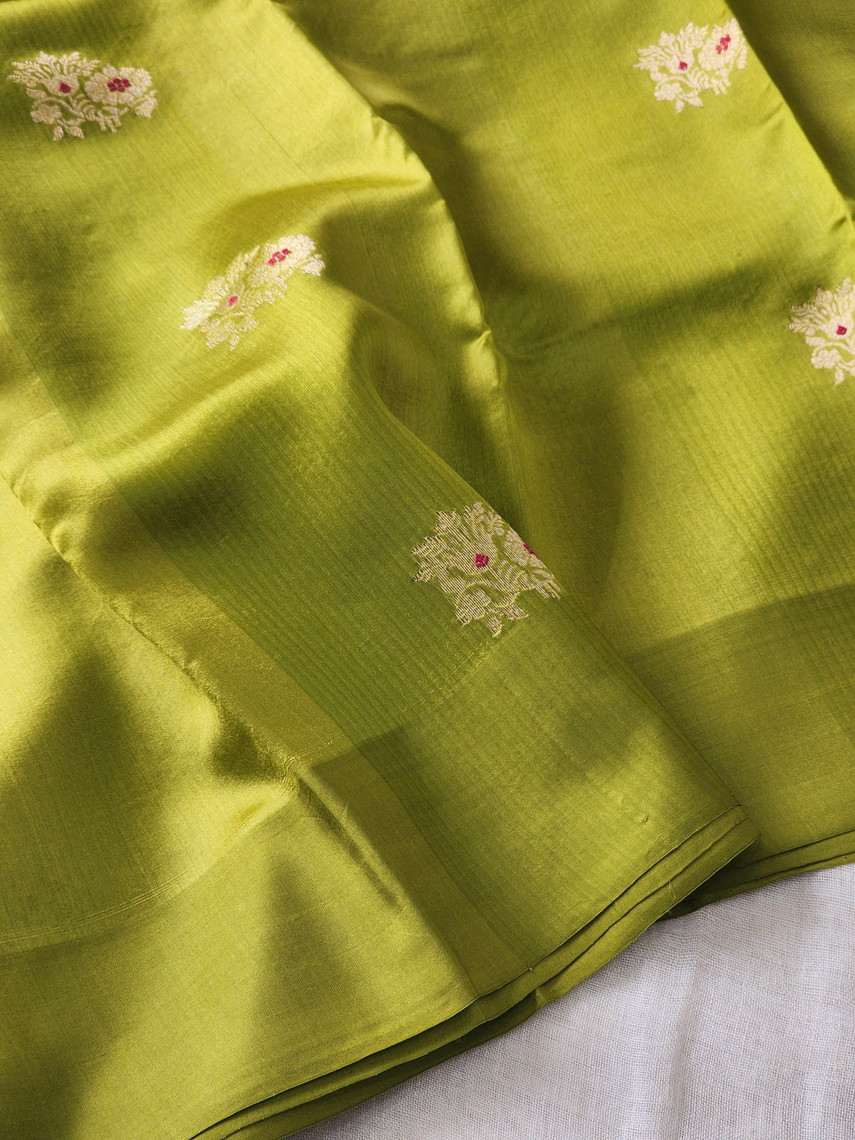 Green Mashru Silk Saree