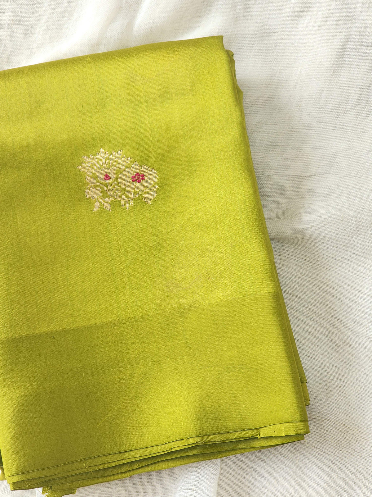 Green Mashru Silk Saree