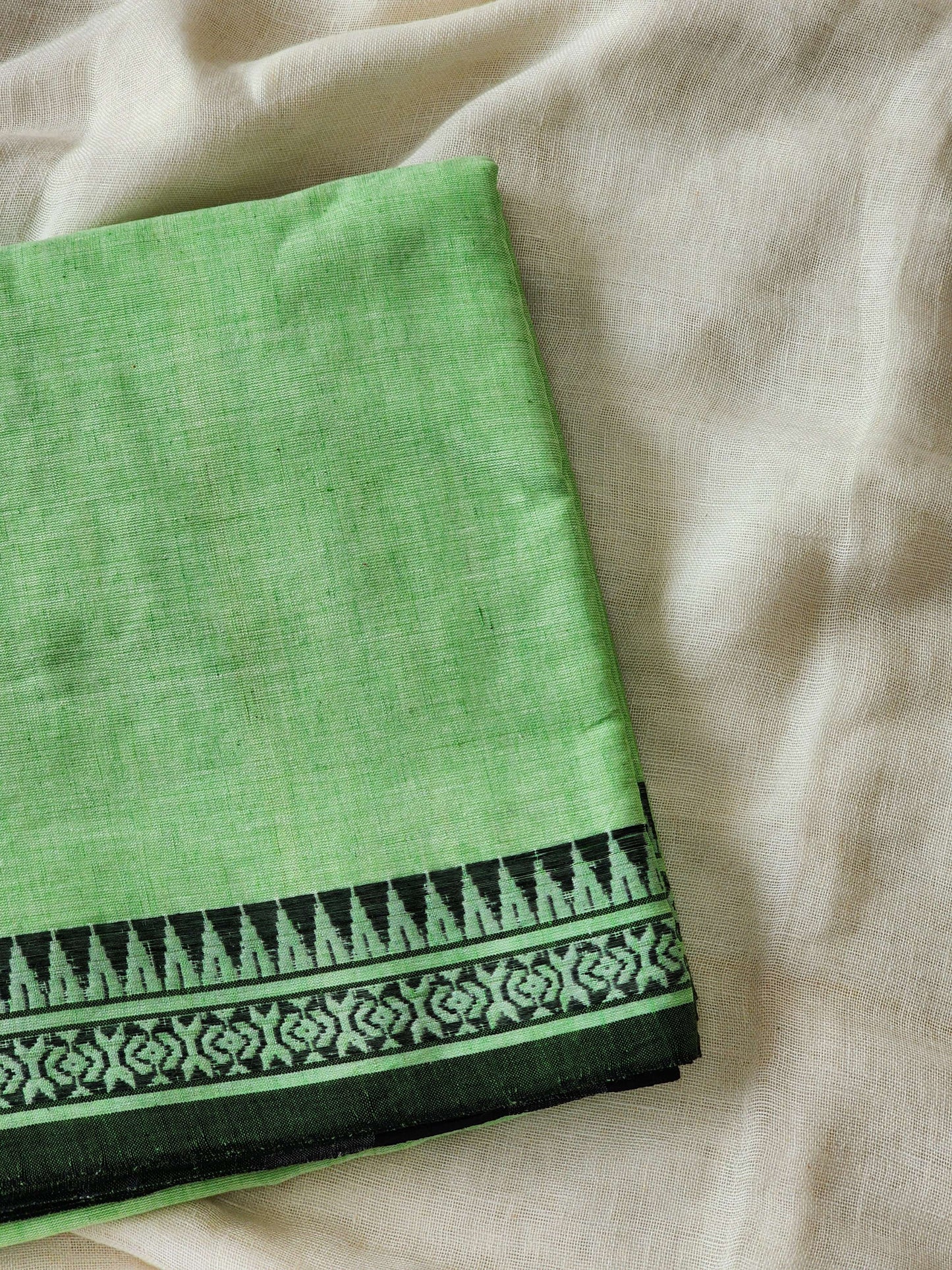 Green Dhonekhali Cotton Saree