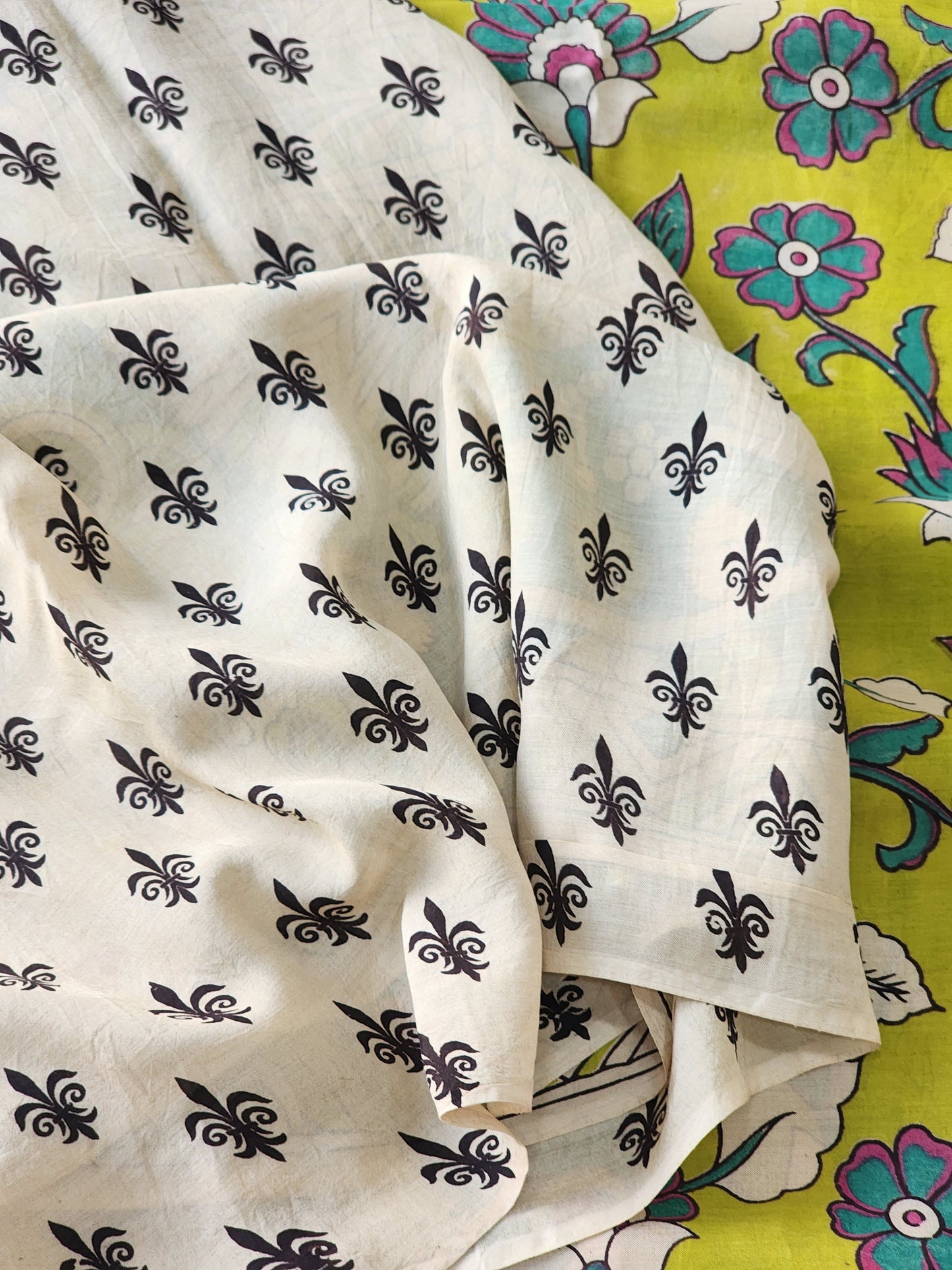 Green Kalamkari Silk Saree