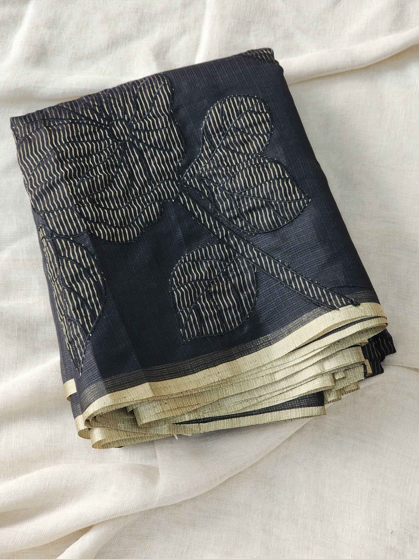 Black Kota Silk Saree