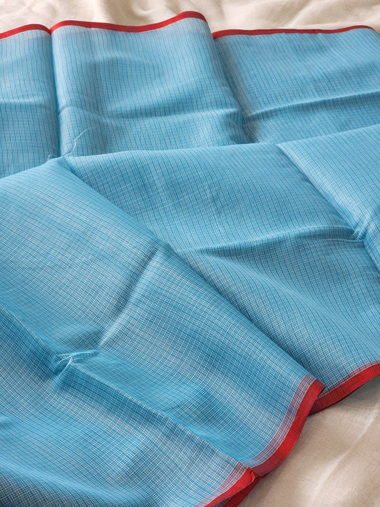 Blue kota silk saree