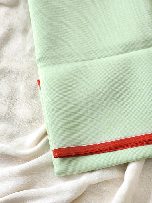 Pista Green kota silk saree