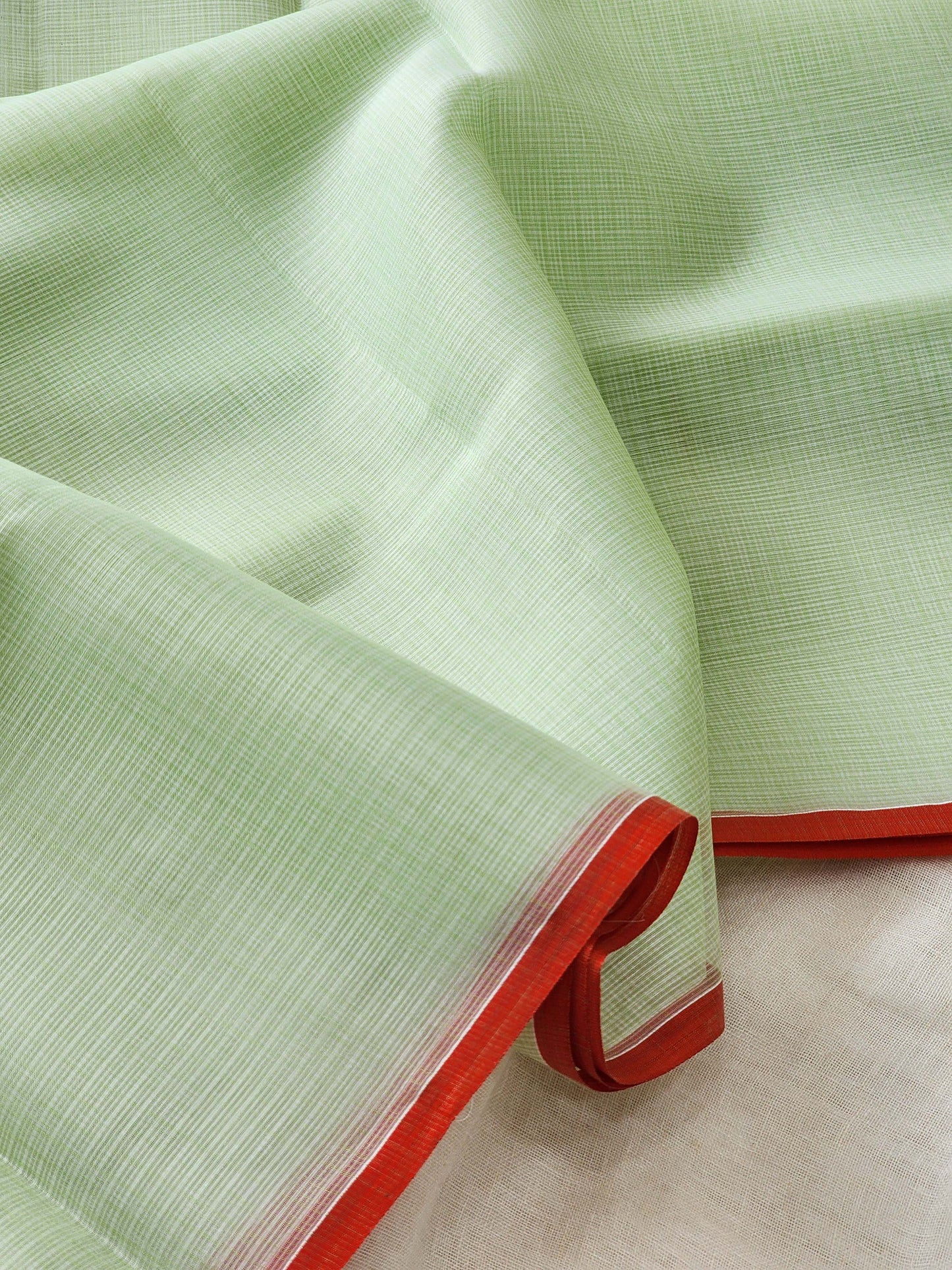 Pista Green kota silk saree