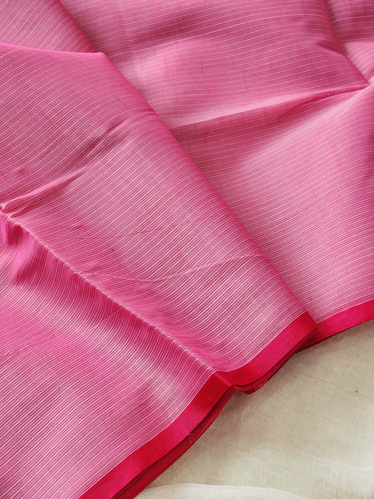 Blush Pink kota silk saree