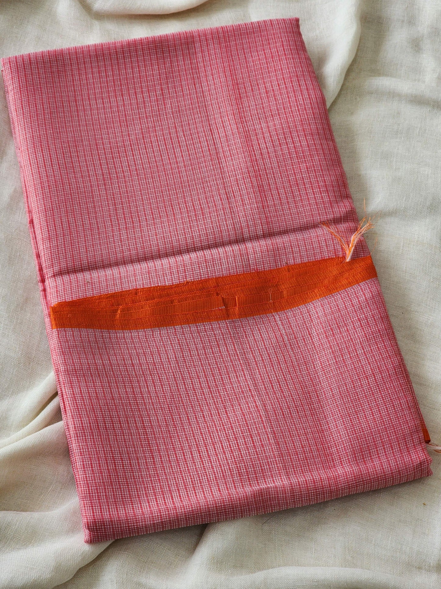 Watermelon Red kota silk saree