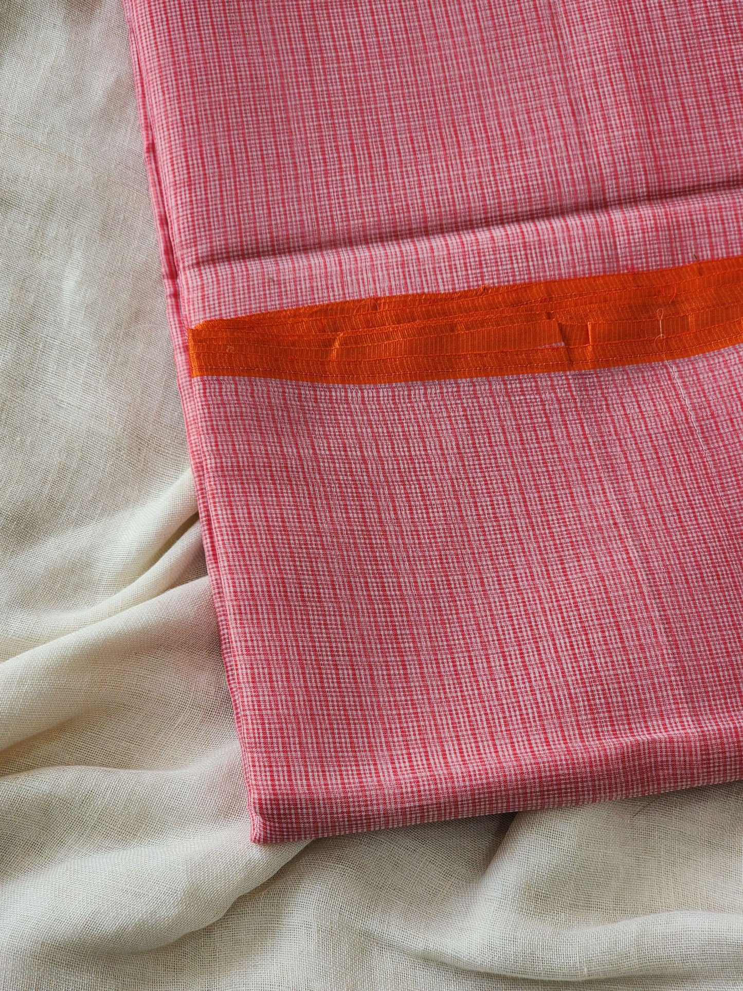 Watermelon Red kota silk saree
