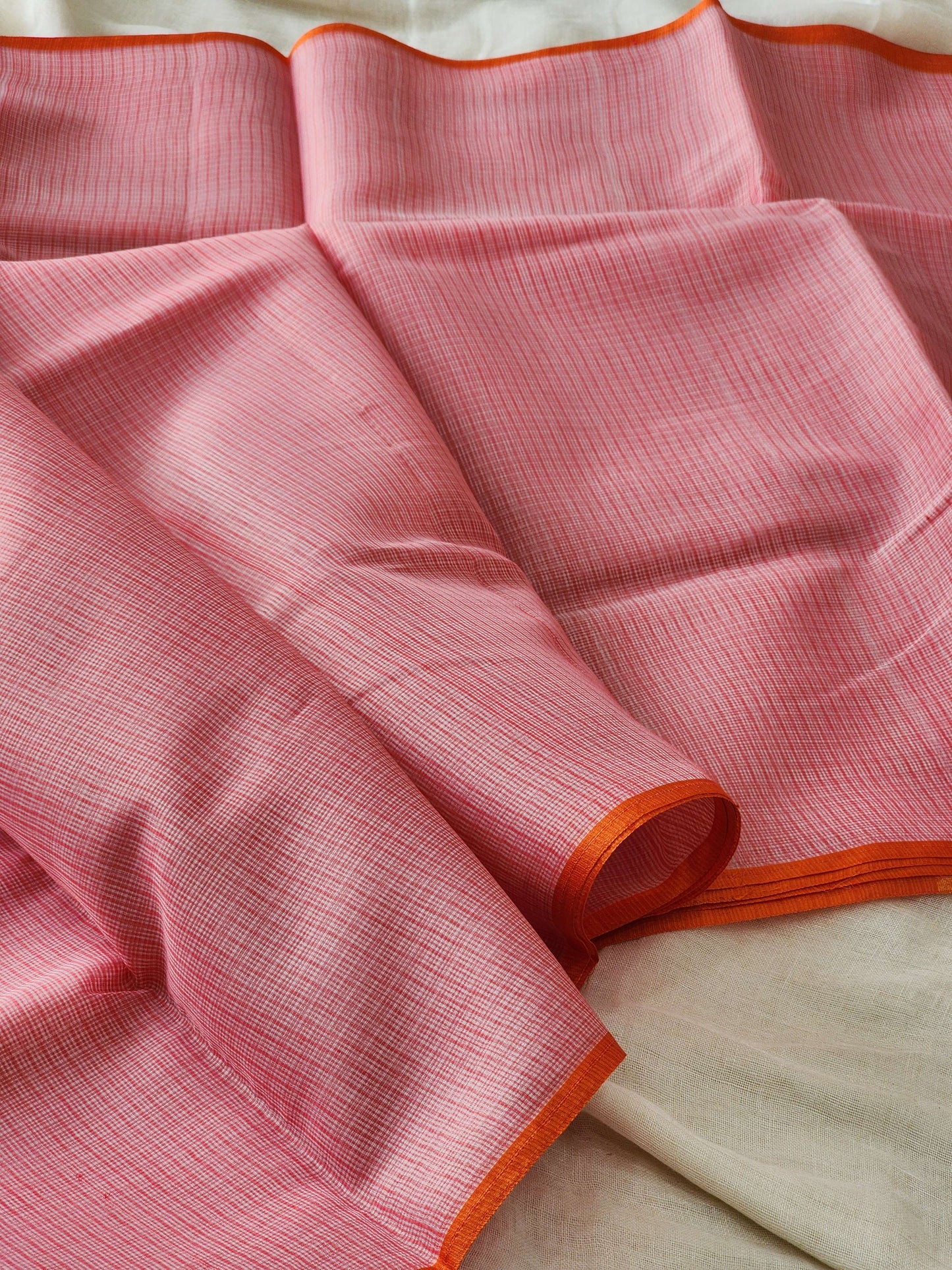 Watermelon Red kota silk saree