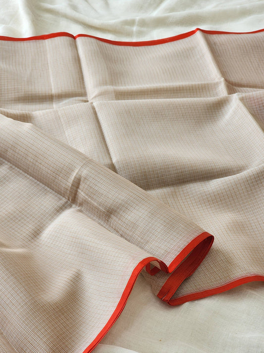 Light Almond kota silk saree