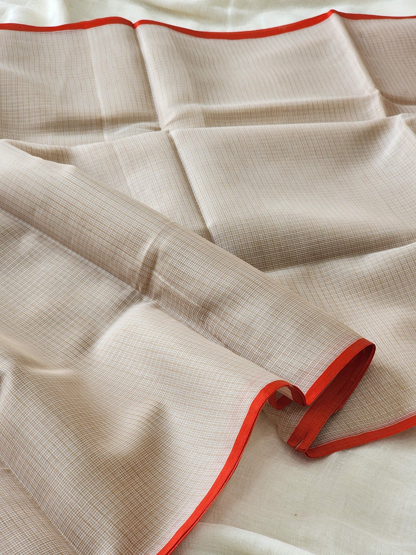Light Almond kota silk saree
