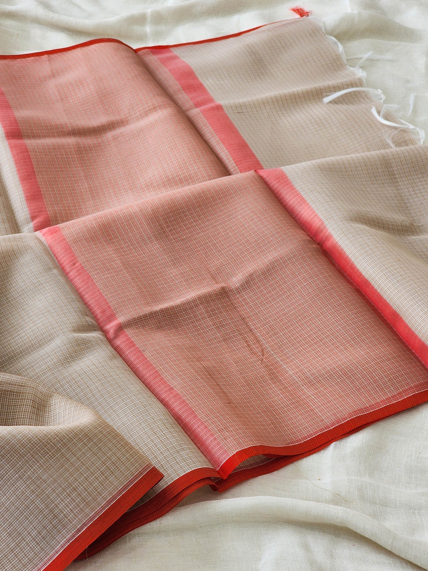 Light Almond kota silk saree