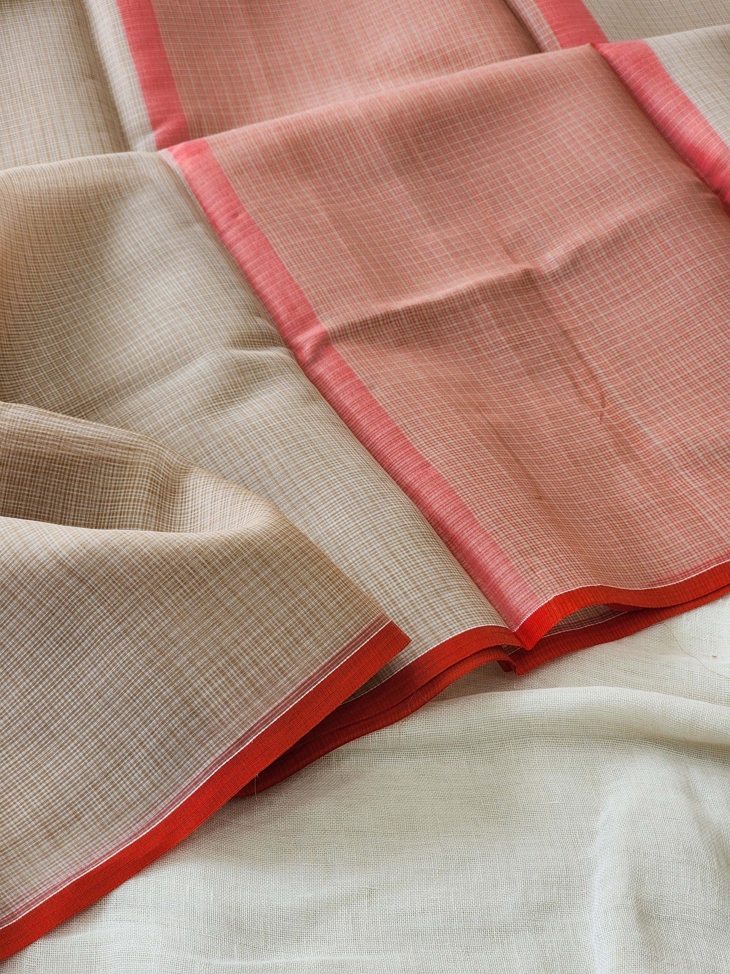 Light Almond kota silk saree