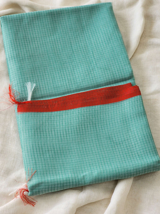 Sea Green kota silk saree