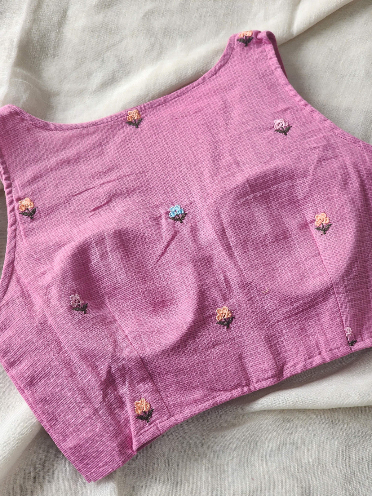 Blush Pink Kota Cotton Blouse