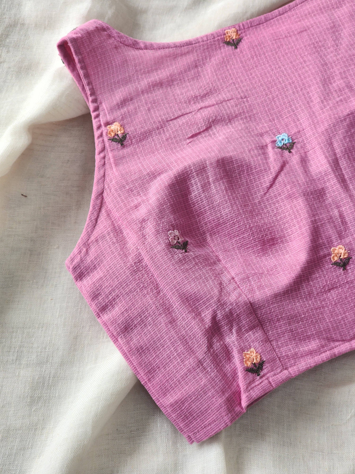 Blush Pink Kota Cotton Blouse