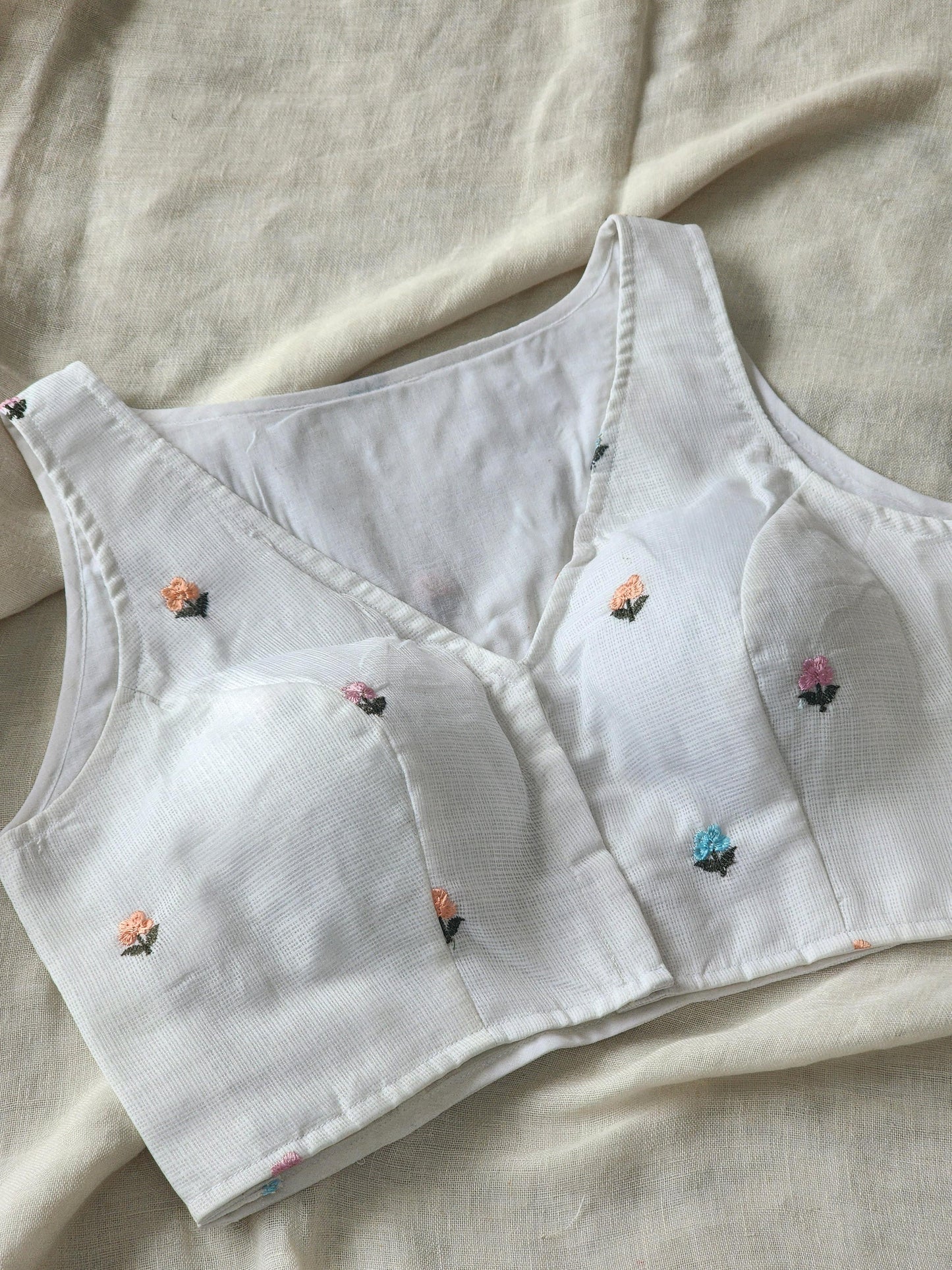 White Kota Cotton Blouse